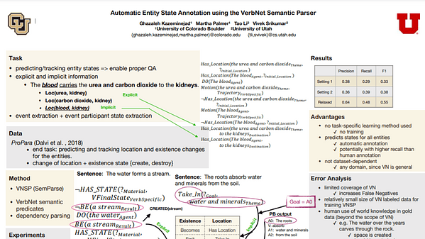 Automatic Entity State Annotation using the VerbNet Semantic Parser