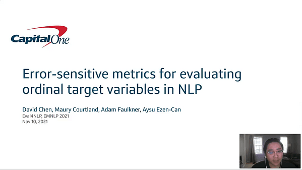 Error-Sensitive Evaluation for Ordinal Target Variables