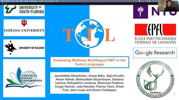 Evaluating Multiway Multilingual NMT in the Turkic Languages