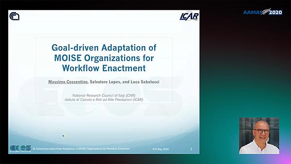 Goal-driven Adaptation of MOISE Organizations for Workflow Enactment