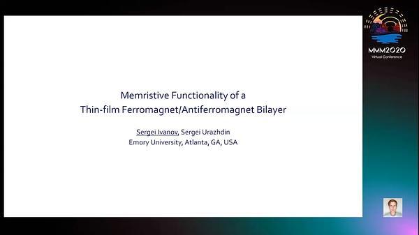 Memristive Functionality of a Thin-film Ferromagnet/Antiferromagnet Bilayer