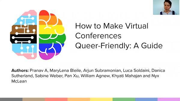 How to Make Virtual Conferences Queer-Friendly: A Guide