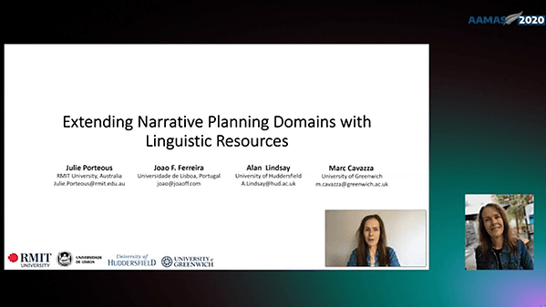 Extending Narrative Planning Domains with Linguistic Resources
