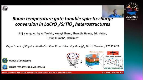Room temperature gate tunable spin-to-charge conversion in LaCrO3/SrTiO3 heterostructures