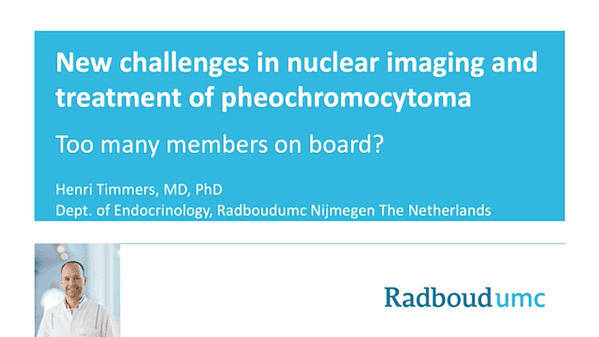 New Challenges in Nuclear Imaging and Treatment of Pheochromocytoma Too Many Members on Board?