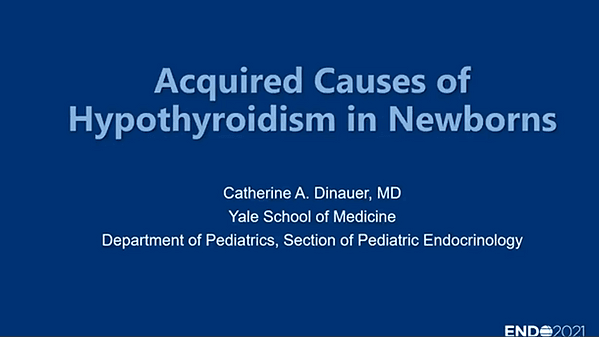 Acquired Causes of Hypothyroidism in Newborns