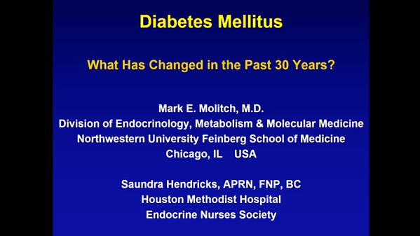Diabetes Mellitus What Has Changed in the Past 30 Years?