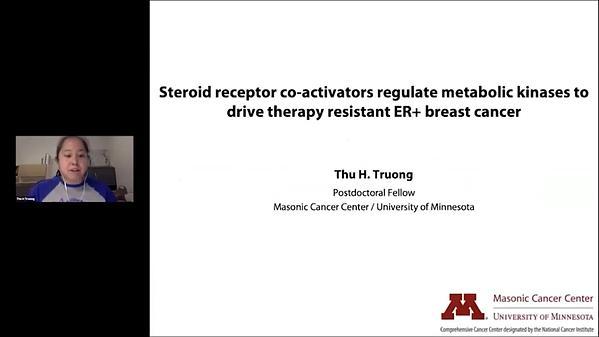 Steroid Receptor Co-Activators Regulate Metabolic Kinases to Drive Therapy Resistant ER+ Breast Cancer