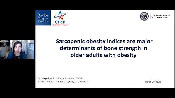 Sarcopenic Obesity Indices Are Major Determinants of Bone Strength in Older Adults With Obesity
