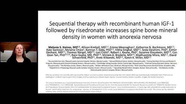 Sequential Therapy With Recombinant Human IGF-1 Followed by Risedronate Increases Spine Bone Mineral Density in Women With Anorexia Nervosa