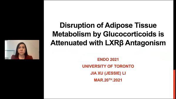 Disruption of Adipose Tissue Metabolism by Glucocorticoids Is Attenuated With LXRβ Antagonism