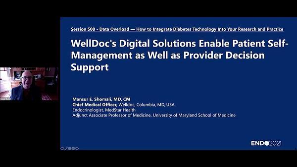 WellDoc's Digital Solutions Enable Patient Self-Management as well as Provider Decision Support