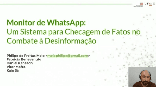 Monitor de WhatsApp: Um Sistema para Checagem de Fatos no Combate a Desinformação