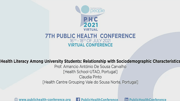 Health Literacy Among University Students: Relationship with Sociodemographic Characteristics