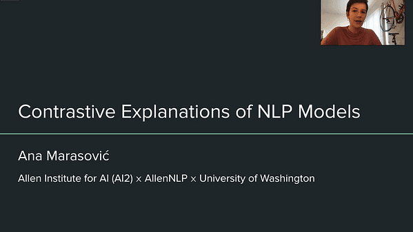 Contrastive Explanations of NLP Models