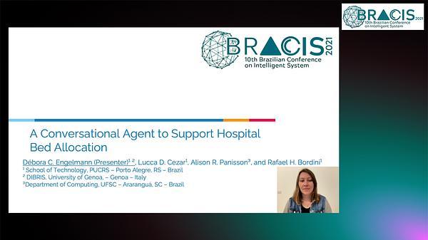 A Conversational Agent to Support Hospital Bed Allocation
