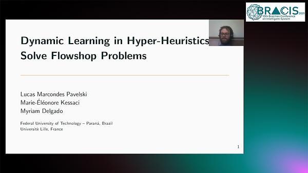 Dynamic Learning in Hyper-Heuristics to Solve Flowshop Problems