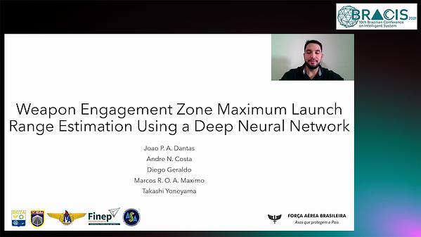 Weapon Engagement Zone Maximum Launch Range Estimation Using Deep Neural Network