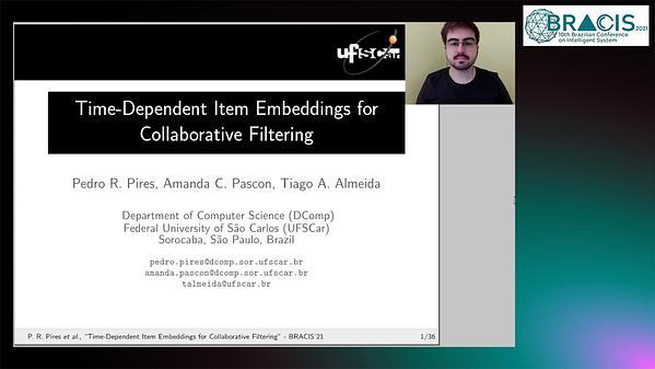 Time-Dependent Item Embeddings for Collaborative Filtering