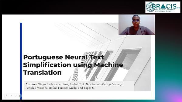 Portuguese Neural Text Simplification using Machine Translation
