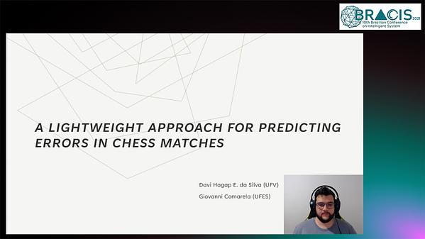 A lightweight approach for predicting errors in chess matches