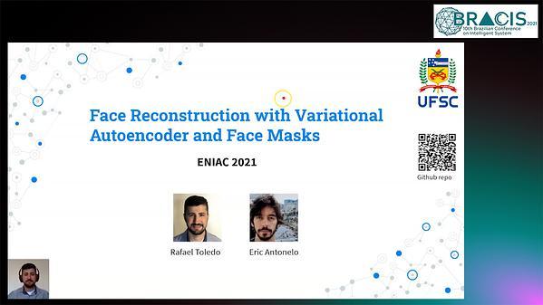 Face Reconstruction with Variational Autoencoder and Face Masks
