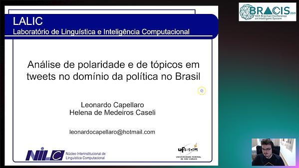 Análise de polaridade e de tópicos em tweets no domínio da política no Brasil