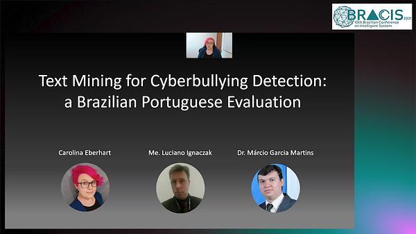 Text Mining for Cyberbullying Detection: a Brazilian Portuguese Evaluation