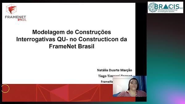 Modelagem de Construções Interrogativas QU- no Constructicon da FrameNet Brasil