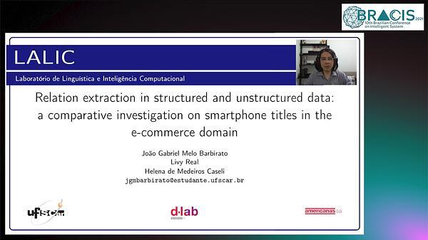 Relation extraction in structured and unstructured data:a comparative investigation on smartphone titles in thee-commerce domain