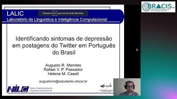 Identificando sintomas de depressão em postagens do Twitter em português do Brasil