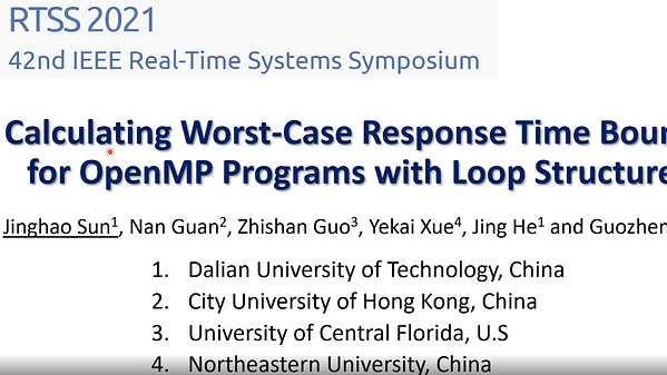 Calculating Worst-Case Response Time Bounds for OpenMP Programs with Loop Structures