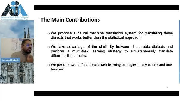 Improving Machine Translation of Arabic Dialects through Multi-Task Learning