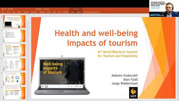 Health and well-being impacts of tourism