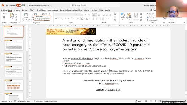 A matter of differentiation? The moderating role of hotel category on the effects of COVID-19 pandemic on hotel prices: A cross-country investigation