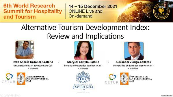 Alternative tourism development index: Review and implications