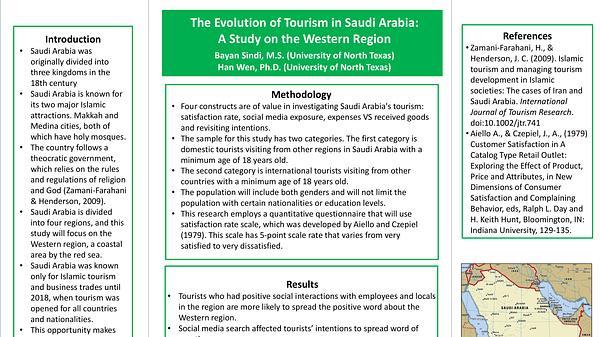 The evolution of tourism in Saudi Arabia: a study on the Western region