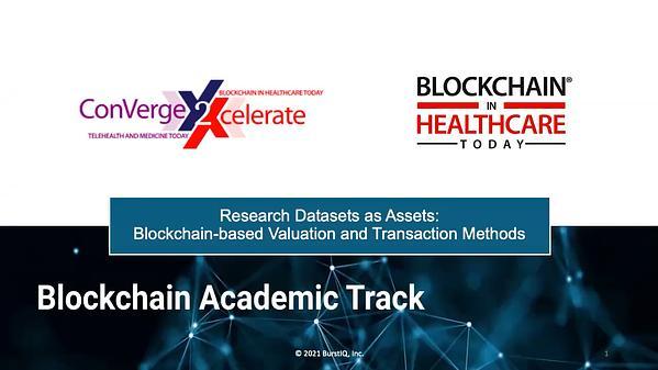Research datasets as assets: Blockchain-based valuation and transaction methods