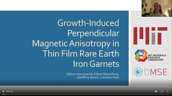 Growth-Induced Perpendicular Magnetic Anisotropy in Thin Film Rare Earth Iron Garnets