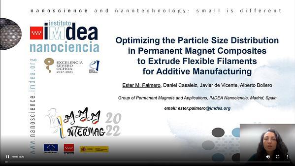 Optimizing the Particle Size Distribution in Permanent Magnet Composites to Extrude Flexible Filaments for Additive Manufacturing