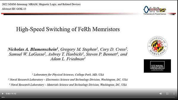 High-Speed Switching of FeRh Memristors