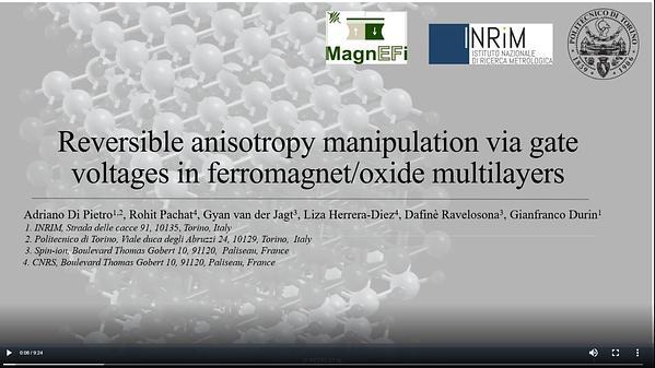 Reversible anisotropy manipulation via gate voltages in ferromagnet/oxide multilayers