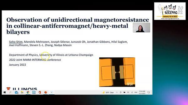 Observation of unidirectional magnetoresistance in collinear-antiferromagnet/heavy-metal bilayers