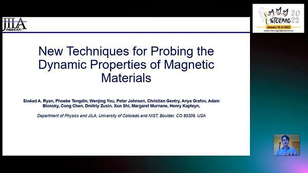 New Techniques for Probing the Dynamic Properties of Magnetic Materials