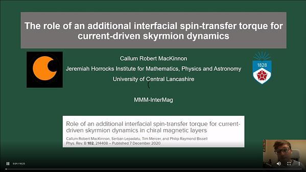 Collective Skyrmion Motion Under the Influence of an Additional Interfacial Spin-Transfer Torque
