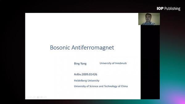 Realization of a bosonic antiferromagnet