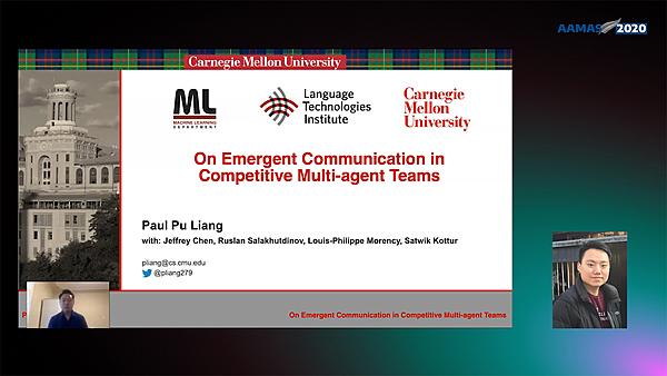 On Emergent Communication in Competitive Multi-Agent Teams