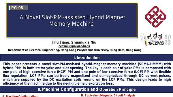 A Novel Slot-PM-assisted Hybrid Magnet Memory Machine for Wind Power Generation