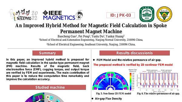 An Improved Hybrid Method for Magnetic Field Calculation in Spoke PM machine
