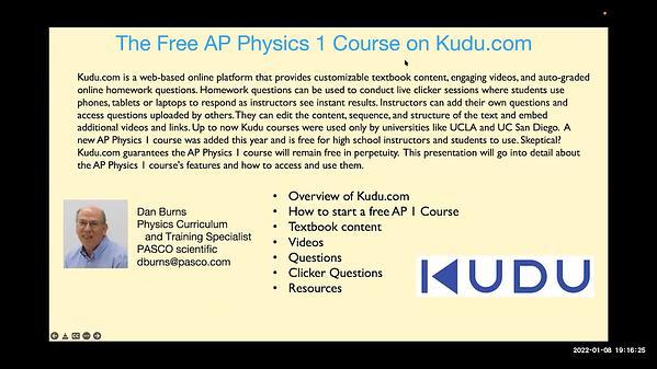 The Free AP Physics 1 Course on Kudu.com